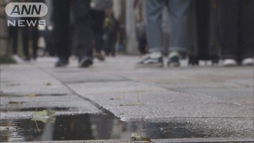 台風25号から暖湿空気流入　沖縄・奄美は局地的大雨に