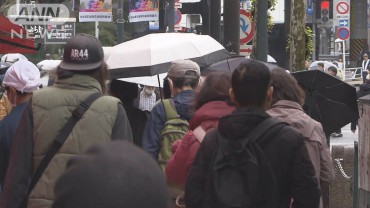 師走並みの寒さ 関東で冷たい雨が続く