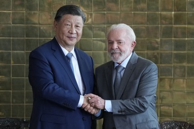 ブラジル中国首脳会談　一帯一路で提携、両国は「運命共同体」に