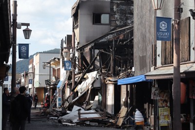 大分・臼杵の景観重点地区で大規模火災　町並み被害に住民ら落胆