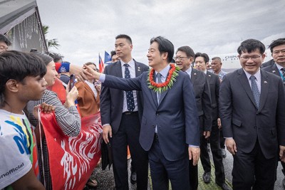 台湾総統がマーシャル諸島訪問　財政支援申し出「家族のようなもの」