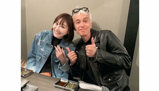 【globe】　KEIKO＆マーク・パンサー　「marcと忘年会ょ♥」　笑顔の２ショット写真に反響