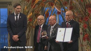 「核兵器は1発たりとも持ってはいけない」日本被団協の代表委員がノーベル平和賞授賞式で「核廃絶」訴え　会場はスタンディングオベーション